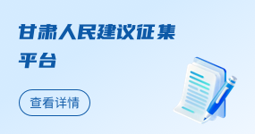 甘肃人民建议征集平台